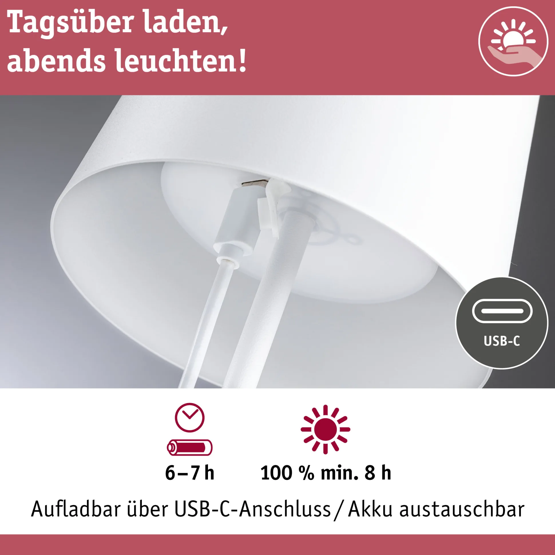 Akkuleuchte - Gilo