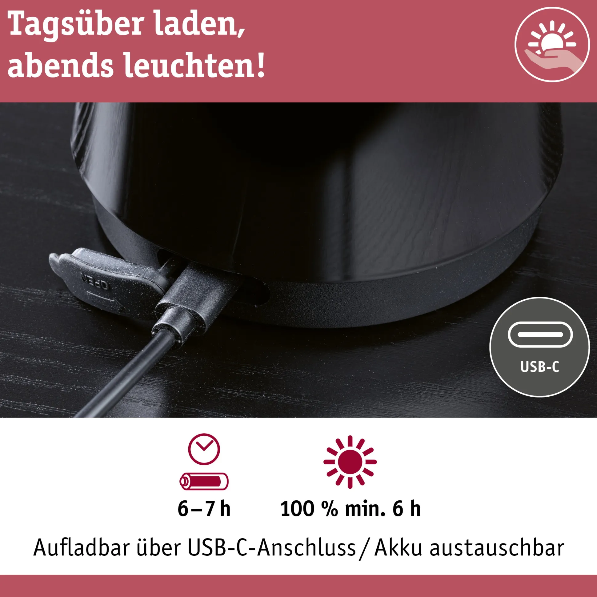 Akkuleuchte 3-Step-Dim - Onzo