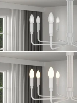 Classic White - LED Kerze E14