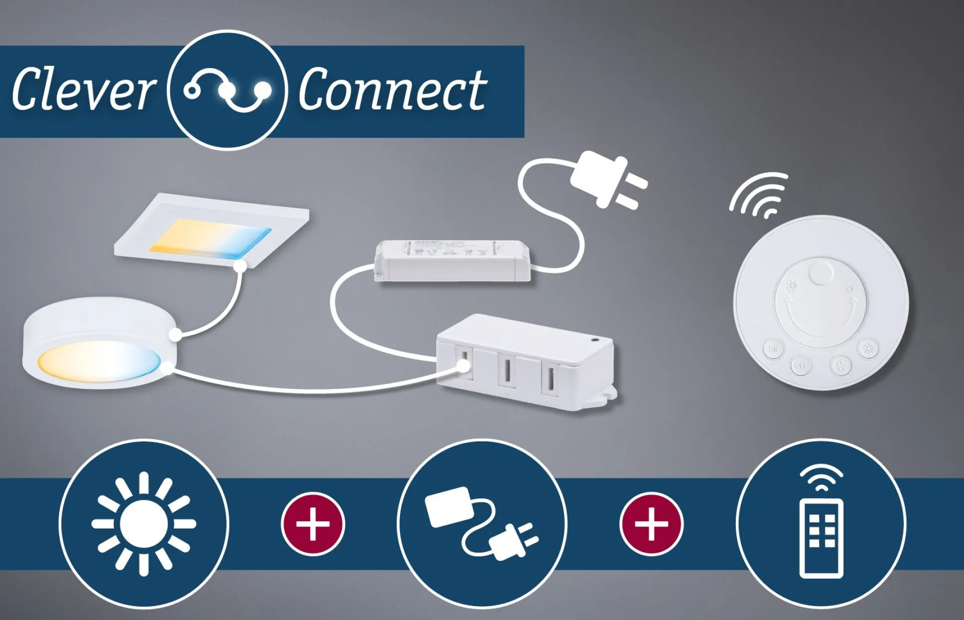 Clever Connect LED Panel - Flad