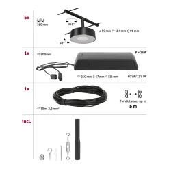 CorDuo LED Seilsystem - Circle Basisset
