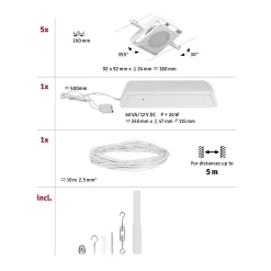 CorDuo LED Seilsystem - MacLED Basisset