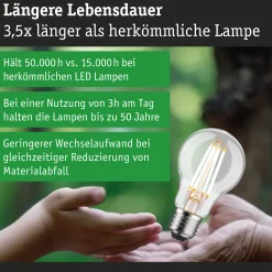 Efficient-Line Filament 230V - LED Birne Einzelleuchte