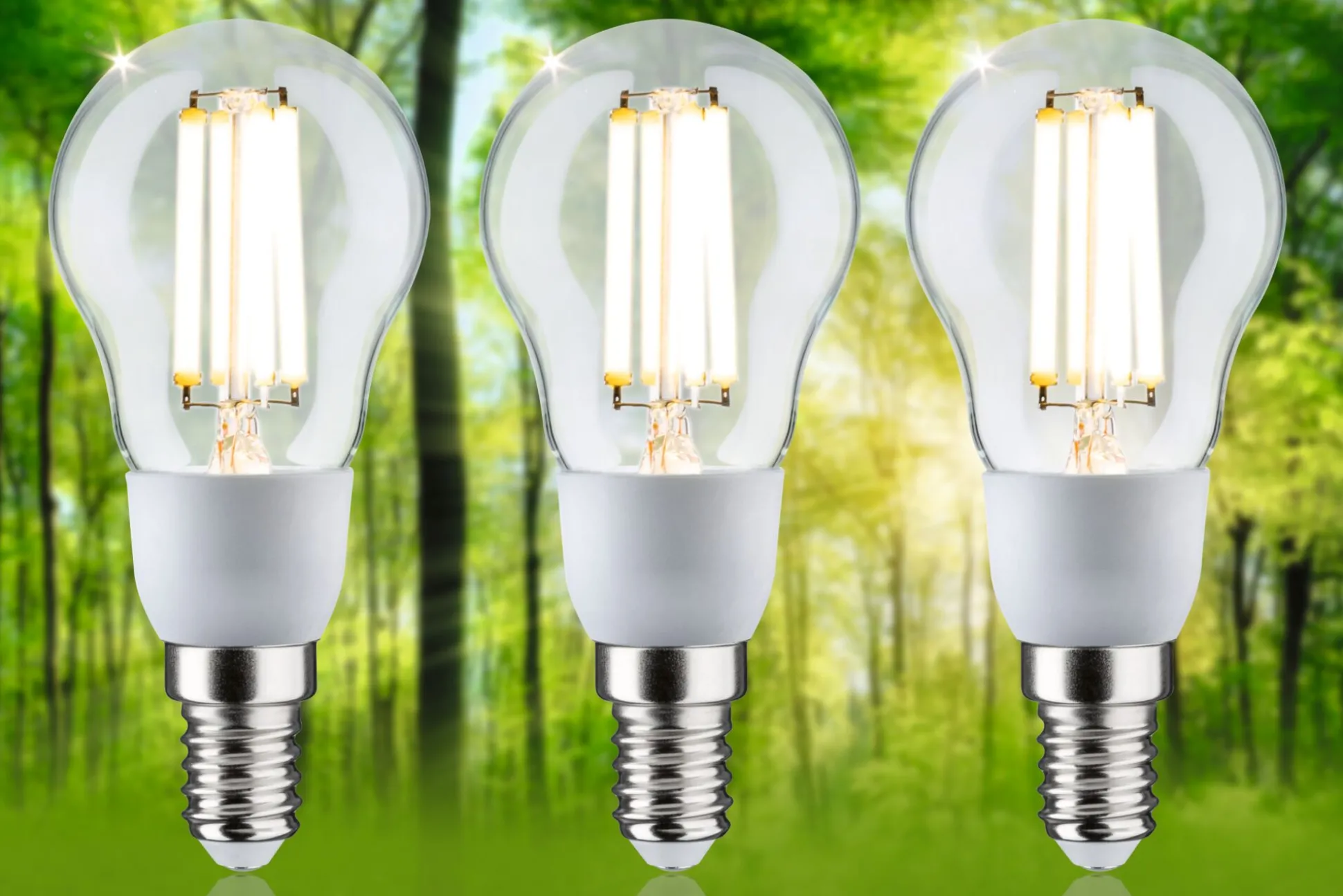 Efficient-Line Filament 230V - LED Tropfen 3er-Set 100mm