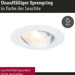 Einbauleuchte - 3er-Set schwenkbar