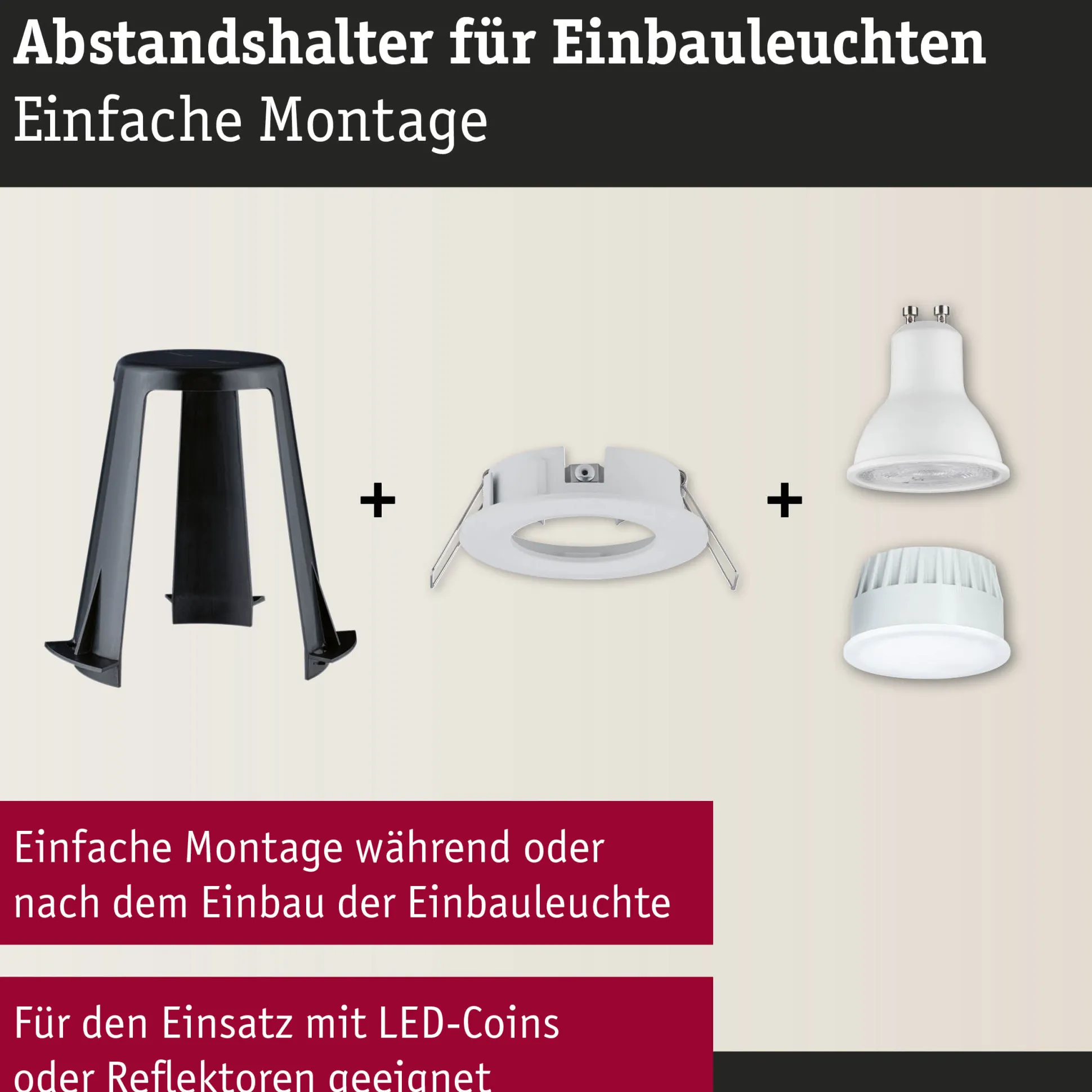 Einbauleuchten Zubehör - 3er-Set