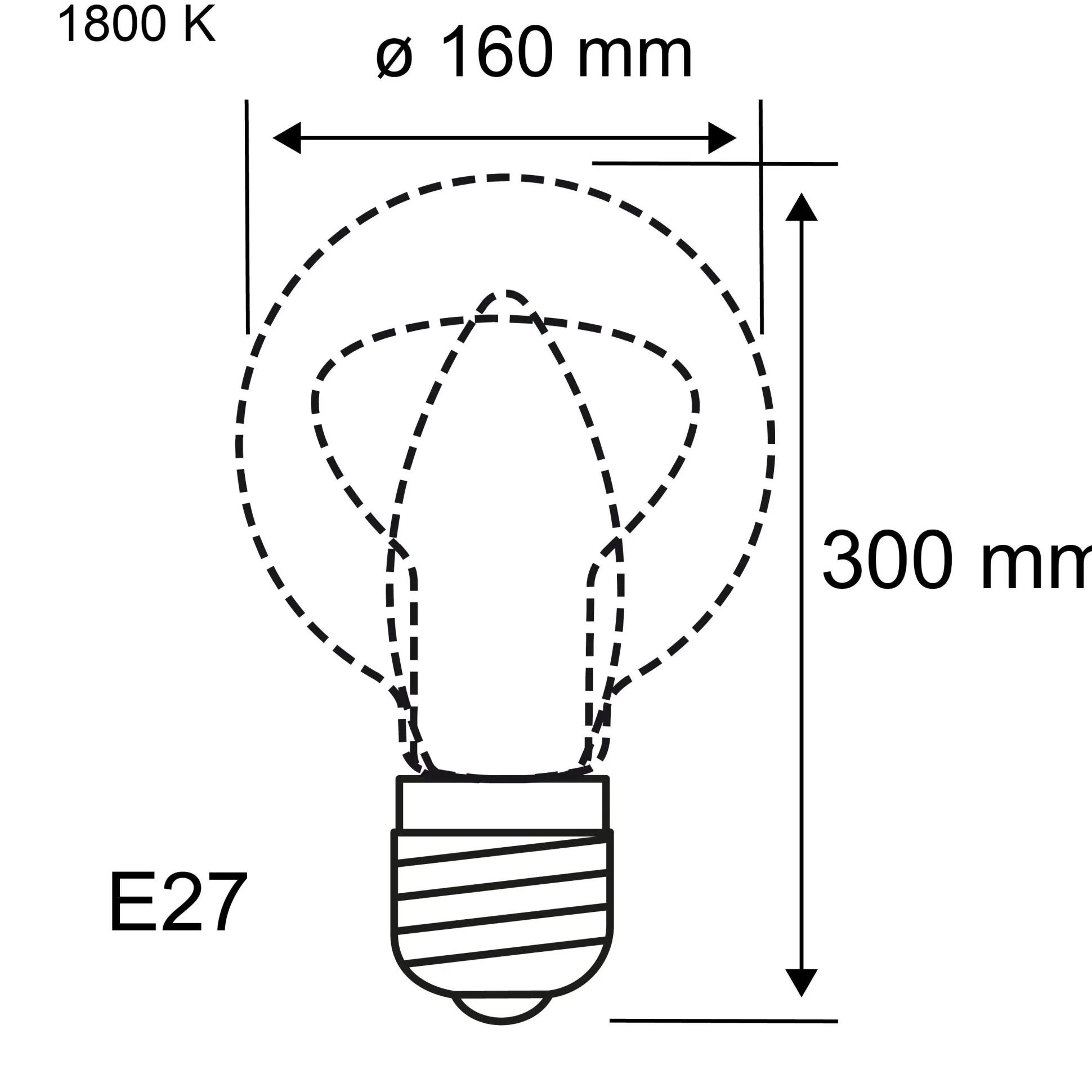 1879 Filament 230V - LED BigDrop E27