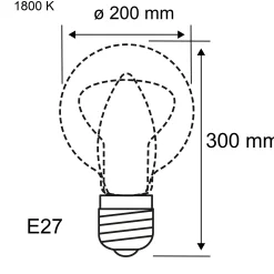 1879 Filament 230V - LED BigGlobe E27