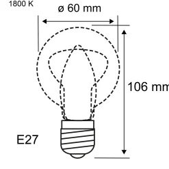 1879 Filament 230V - LED Birne E27
