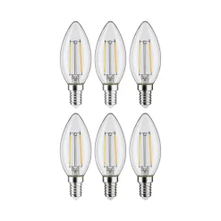 Filament 230V - LED Kerze E14 6er-Set
