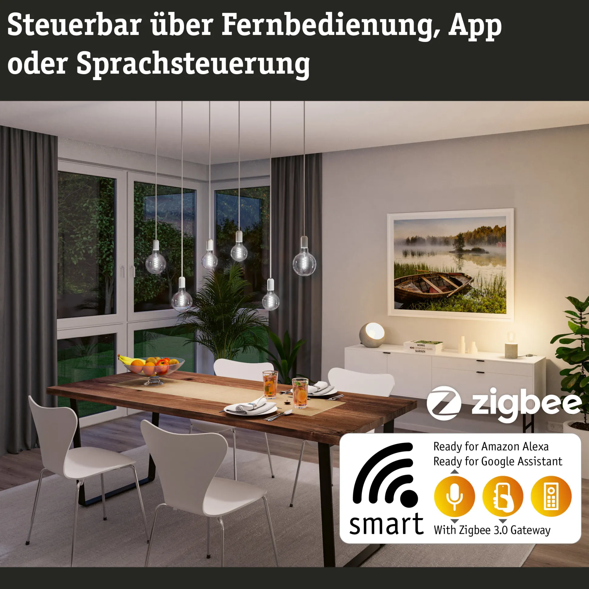 Filament 230V Smart Home Zigbee 3.0 - LED Globe G95 E27