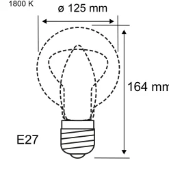 Floating Shine Standard 230V - LED Globe E27