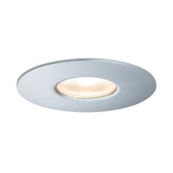 House Außeneinbauleuchte - House Außeneinbauleuchte IP44 rund 95mm 3000K 4,4W 410lm 230V Silber Metall/Acryl