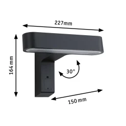 House LED Außenwandleuchte - Ito Horizontale Ausrichtung