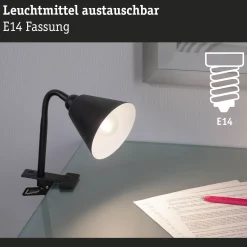 Klemmleuchte - Vitis Flexarm Schnurschalter