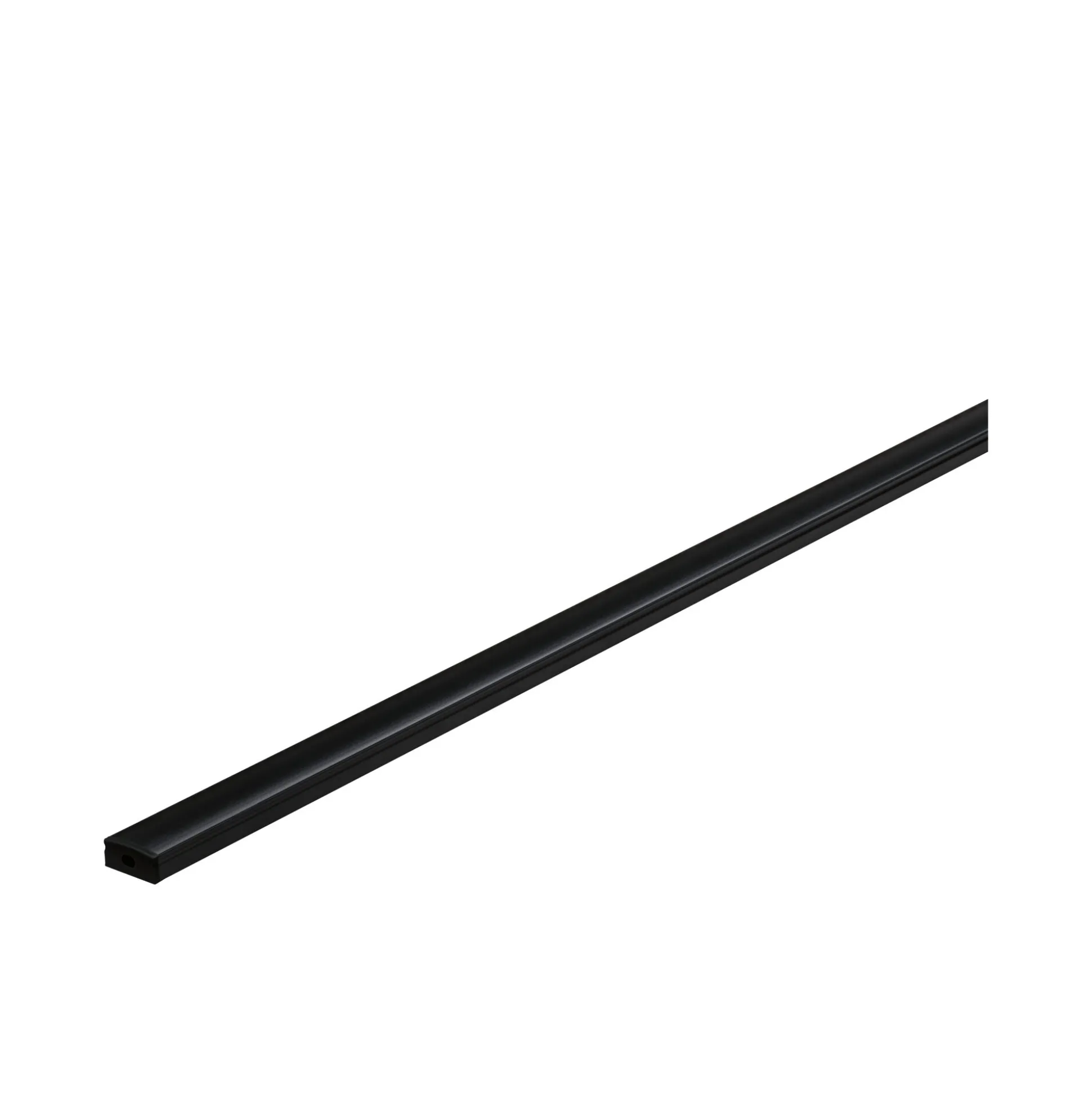 LED Strip Profil - Base Schwarzer Diffusor 1m