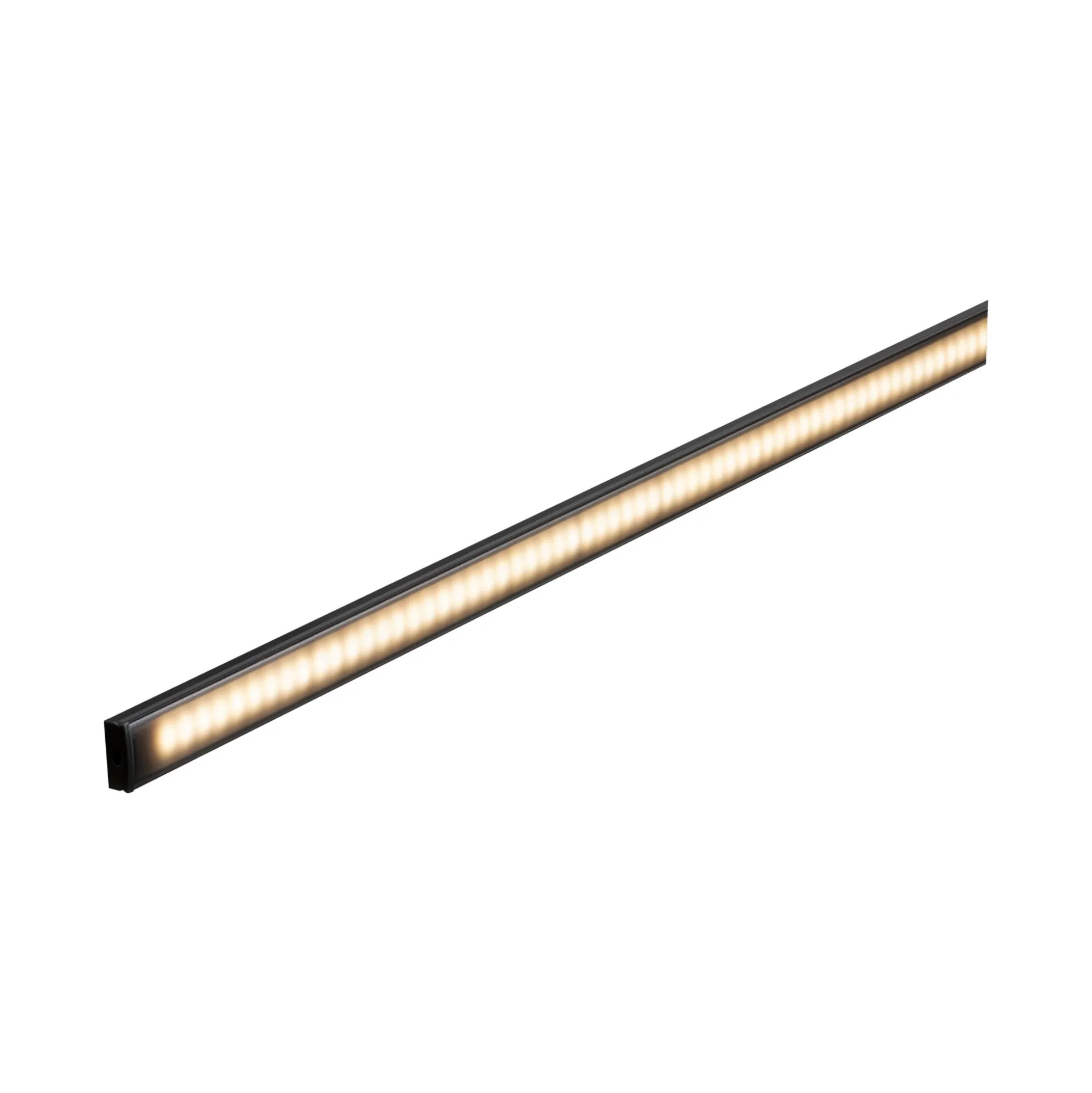 LED Strip Profil - Base Schwarzer Diffusor 1m