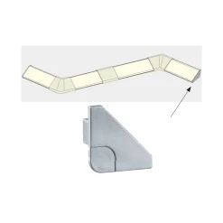 LED Strip Profil - Delta End Cap 2er Set