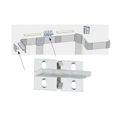 LED Strip Profil - Duo Fixture 4er Set