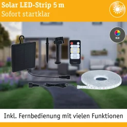 LED Stripe Solar - inkl. Fernbedienung