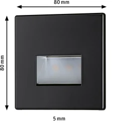 LED Wandeinbauleuchte - Edge Quadro