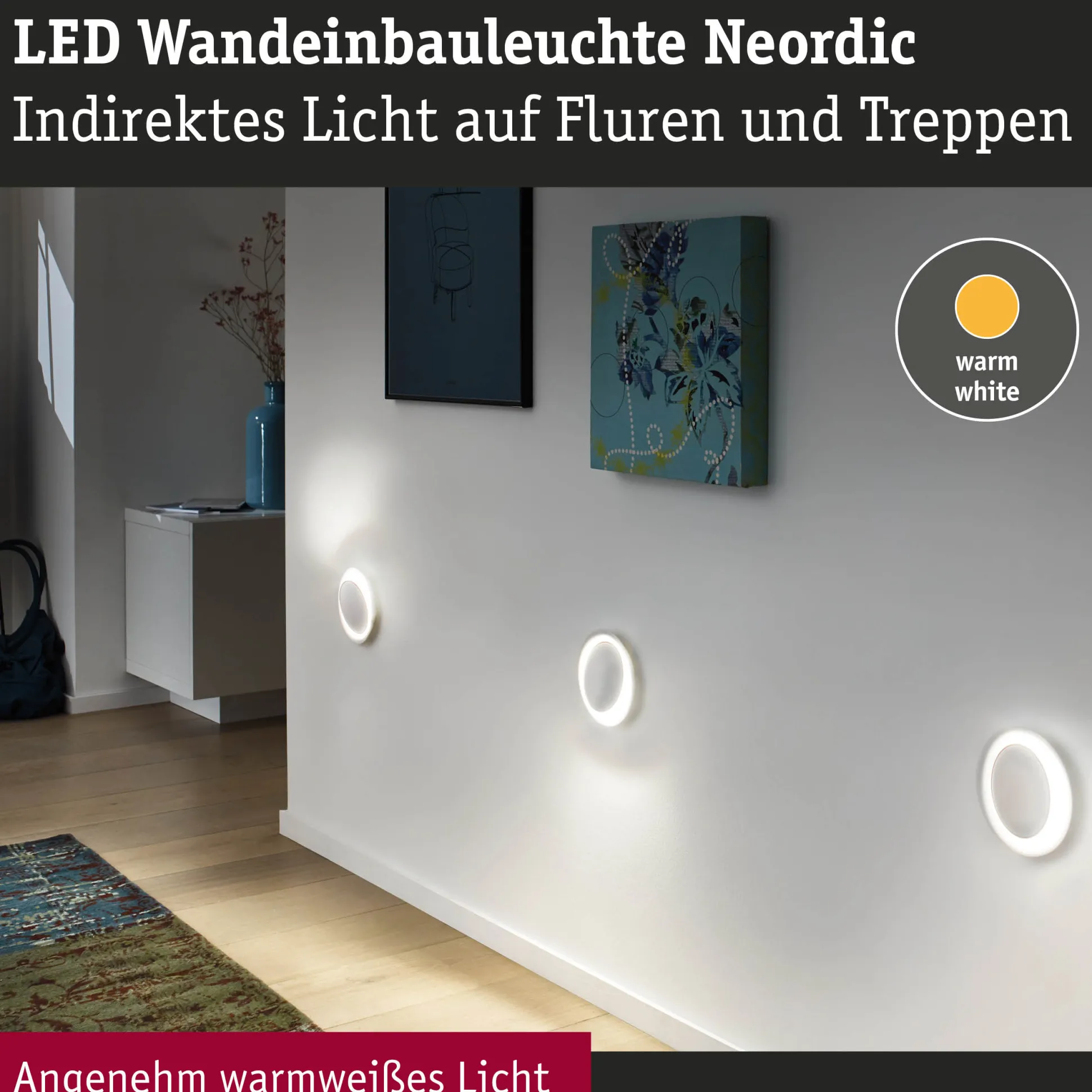 LED Wandeinbauleuchte - Neordic Dekorativ