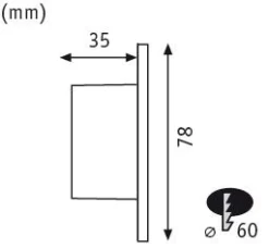 LED Wandeinbauleuchte - Wall