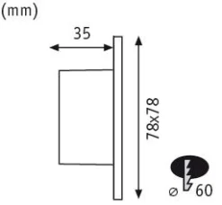 LED Wandeinbauleuchte - Wall