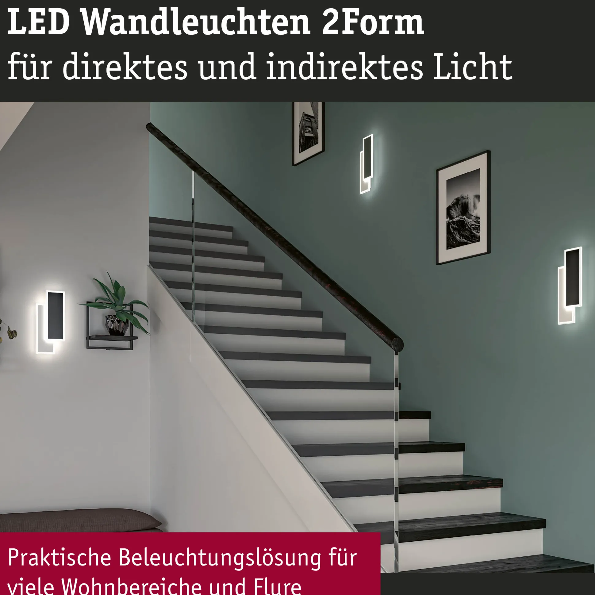 LED Wandleuchte - 2Form