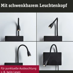 LED Wandleuchte - Halina USB C