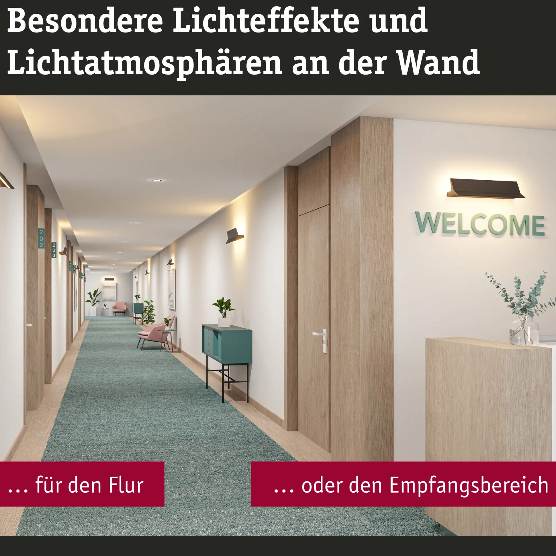 LED Wandleuchte Smart Home Zigbee 3.0 - Stine