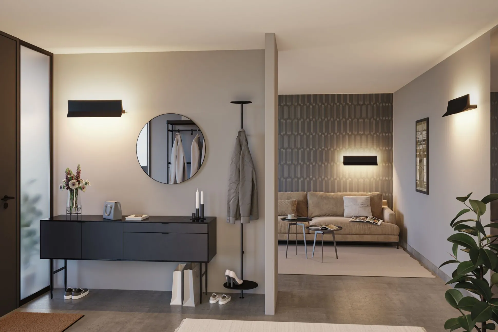 LED Wandleuchte Smart Home Zigbee 3.0 - Stine