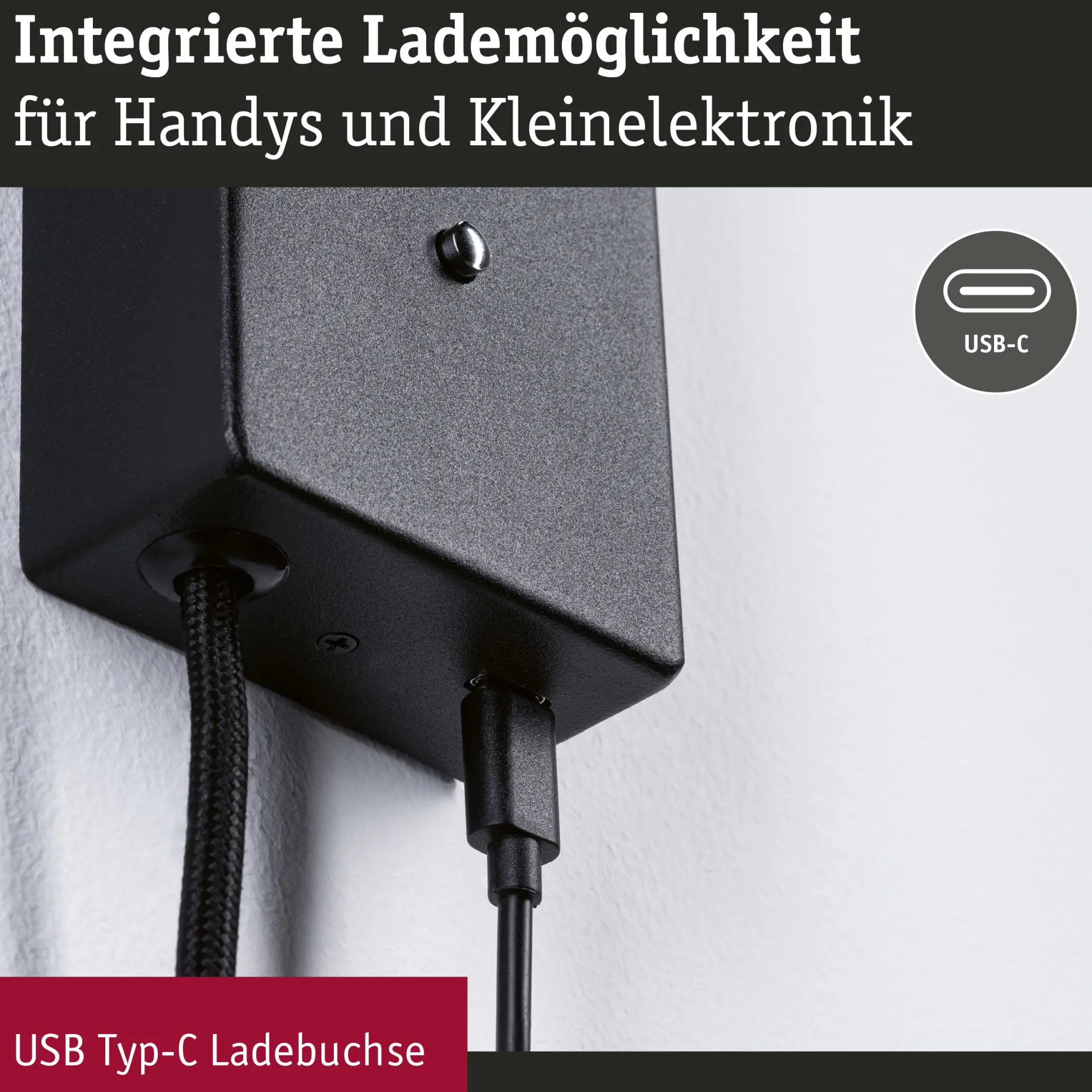LED Wandleuchte 3-Step-Dim - Hulda USB C