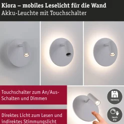 LED Akkuwandleuchte - Kiora