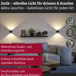 LED Akkuwandleuchte - Zorik