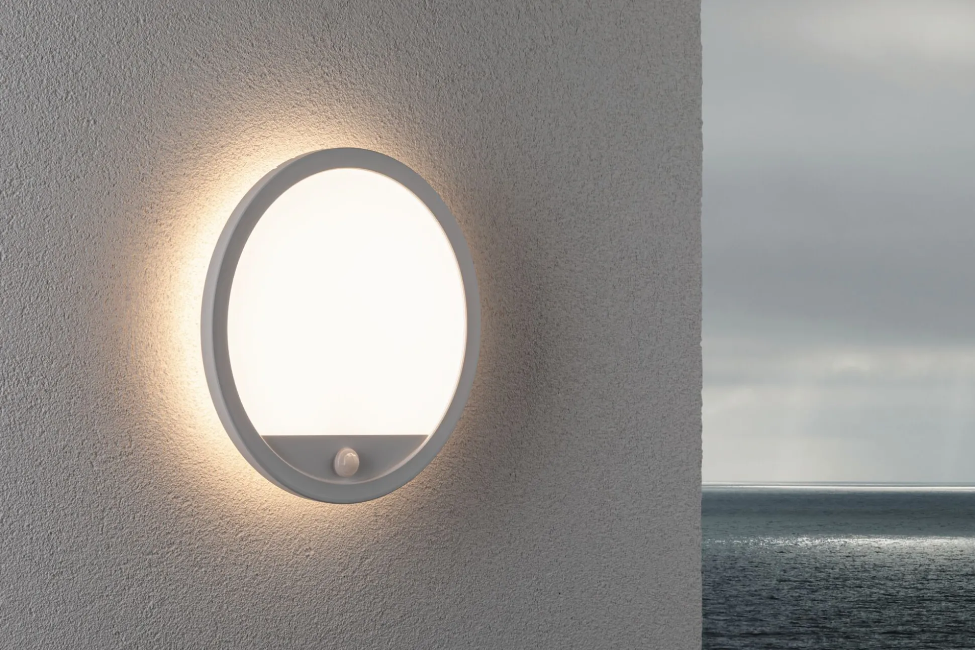LED Außenpanel - Lamina Dämmerungsgesteuerter Bewegungsmelder (IR)
