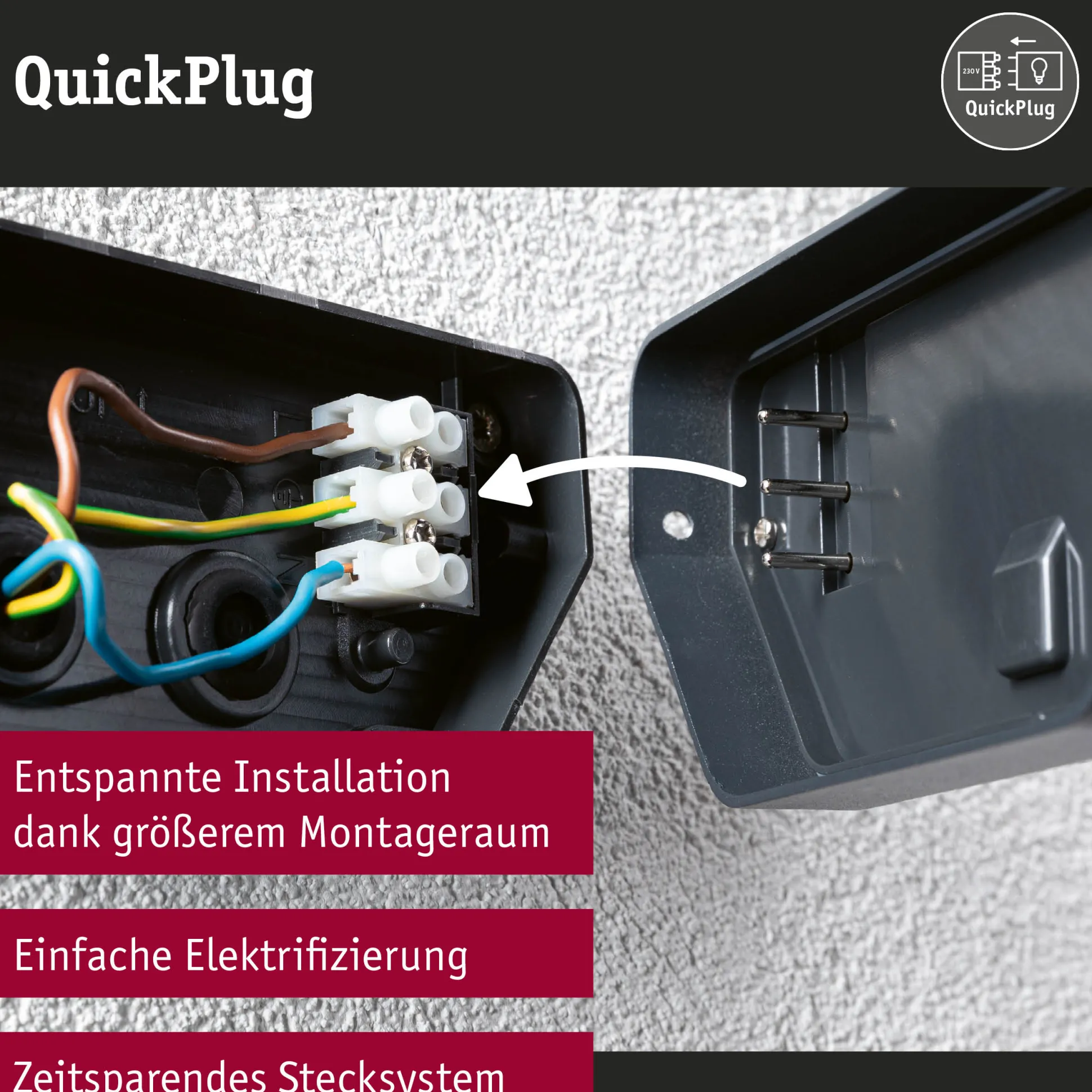 LED Außenwandleuchte - Azalena Dämmerungsgesteuerter Bewegungsmelder (HF)