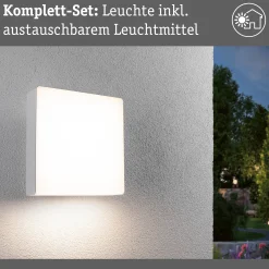 LED Außenwandleuchte - Azalena Dämmerungsgesteuerter Bewegungsmelder (HF)