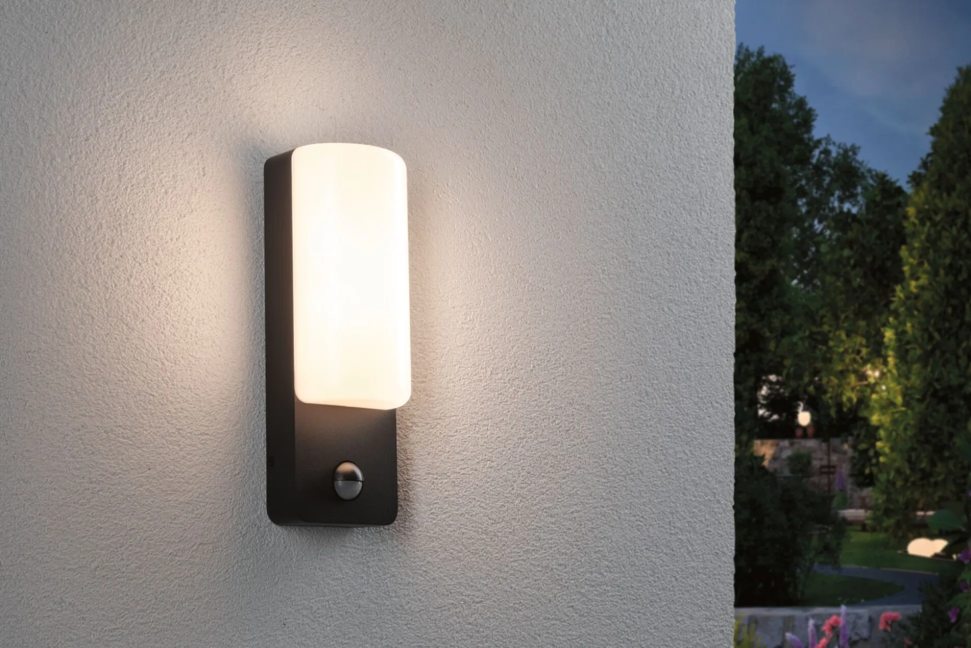 LED Außenwandleuchte - Bonnie Dämmerungsgesteuerter Bewegungsmelder (IR)