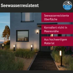 LED Außenwandleuchte - Bonnie Dämmerungsgesteuerter Bewegungsmelder (IR) insektenfreundlich und seewasserresistent