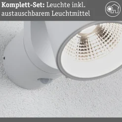 LED Außenwandleuchte - Cuff Dämmerungsgesteuerter Bewegungsmelder (IR)