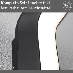 LED Außenwandleuchte - Merano Dämmerungsgesteuerter Bewegungsmelder (HF)