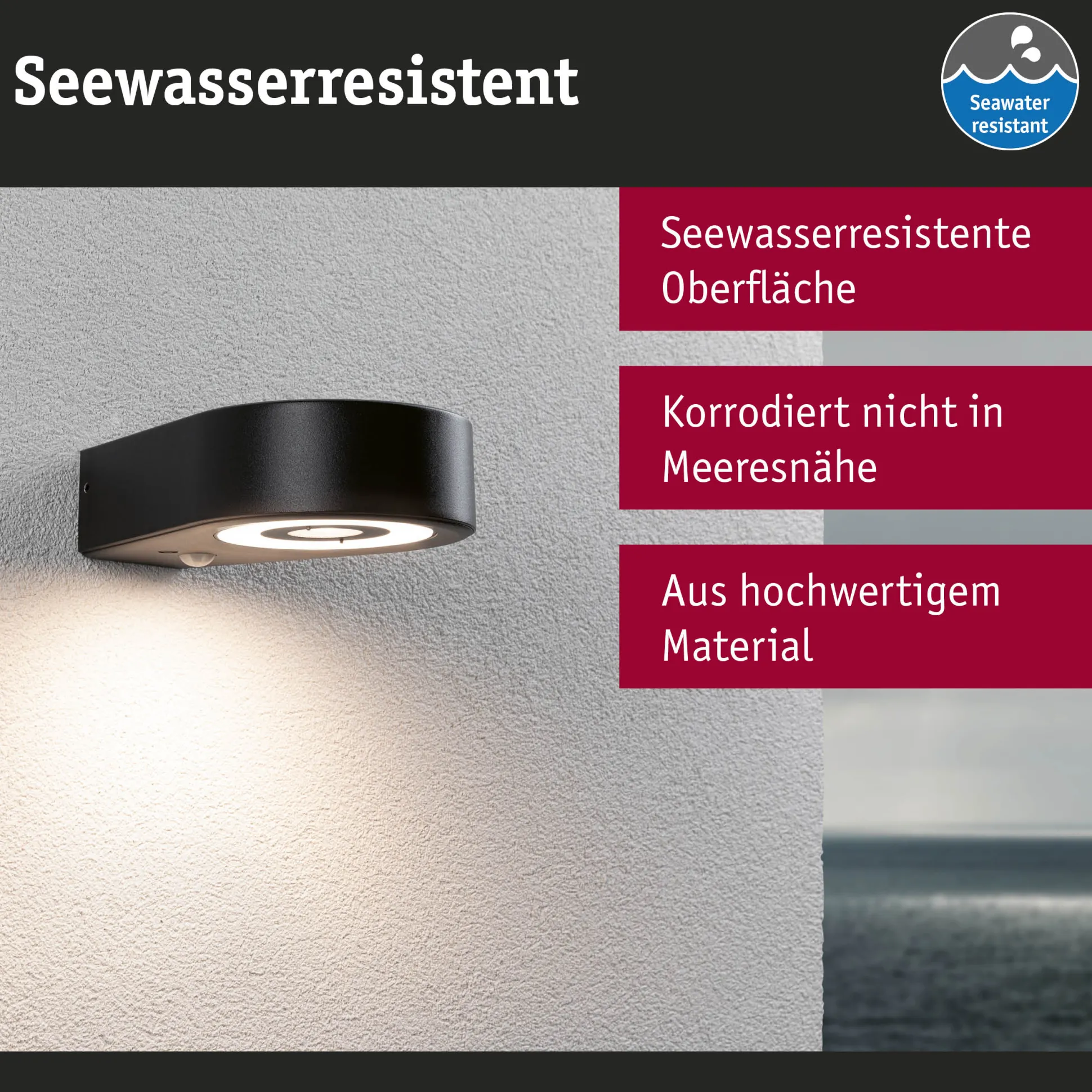 LED Außenwandleuchte - Silma