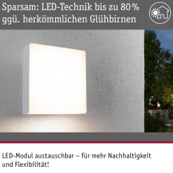 LED Außenwandleuchte Smart Home Zigbee 3.0 - Azalena Dämmerungsgesteuerter Bewegungsmelder (HF) insektenfreundlich