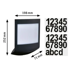 LED Außenwandleuchte Smart Home Zigbee 3.0 - Padea