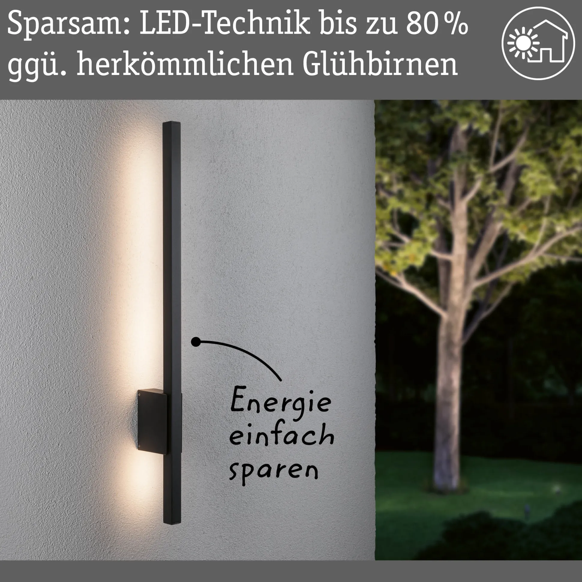 LED Außenwandleuchte - Stan seewasserresistent