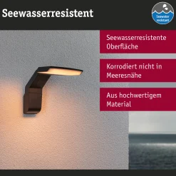 LED Außenwandleuchte - Zenera insektenfreundlich und seewasserresistent