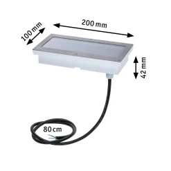 LED Bodeneinbauleuchte - Brick Dämmerungsgesteuerter Bewegungsmelder (IR)