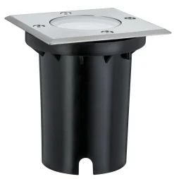 LED Bodeneinbauleuchte - LED Bodeneinbauleuchte IP67 eckig 108x124mm 3000K 3,5W 230lm 230V Edelstahl Metall