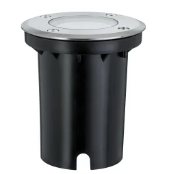 LED Bodeneinbauleuchte - LED Bodeneinbauleuchte IP67 rund 108mm 3000K 3,5W 230lm 230V Edelstahl Metall